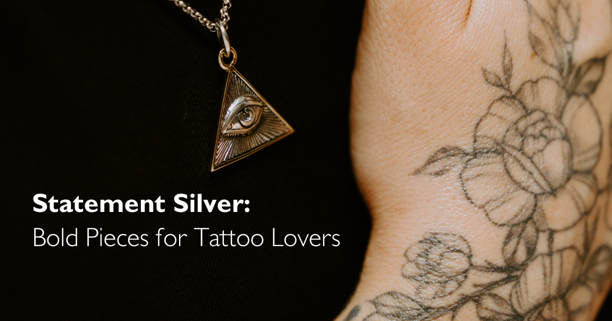 Statement Silver: Bold Pieces for Tattoo Lovers