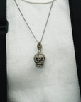 Large Calavera Sugar Skull Necklace