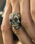 Calavera Sugar Skull Ring