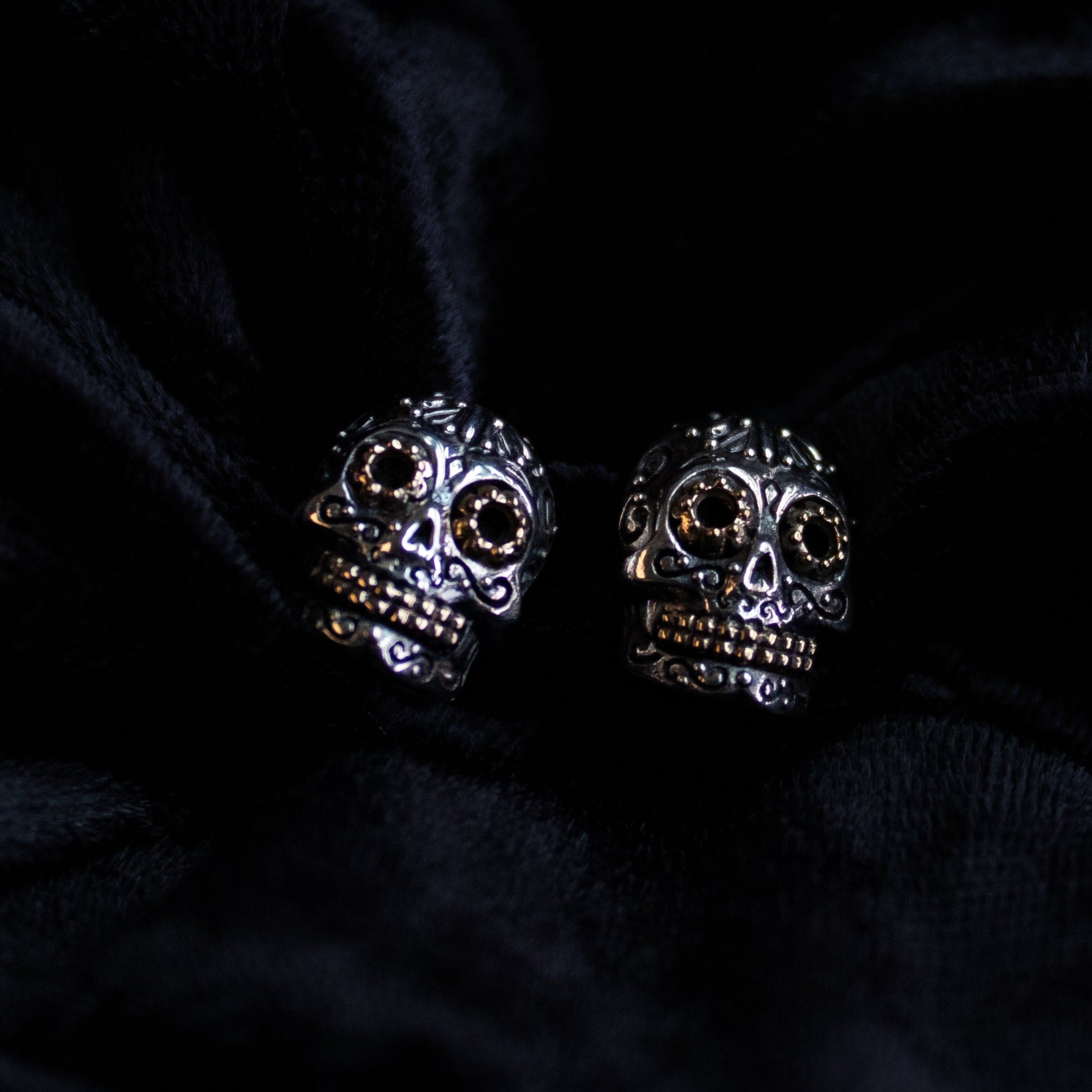 Calavera Skull Earrings – Silver Phantom Jewelry