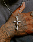 Serpent Cross Necklace