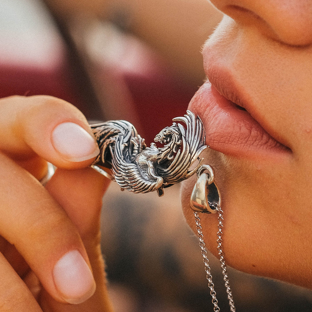 Midnight Phoenix Necklace
