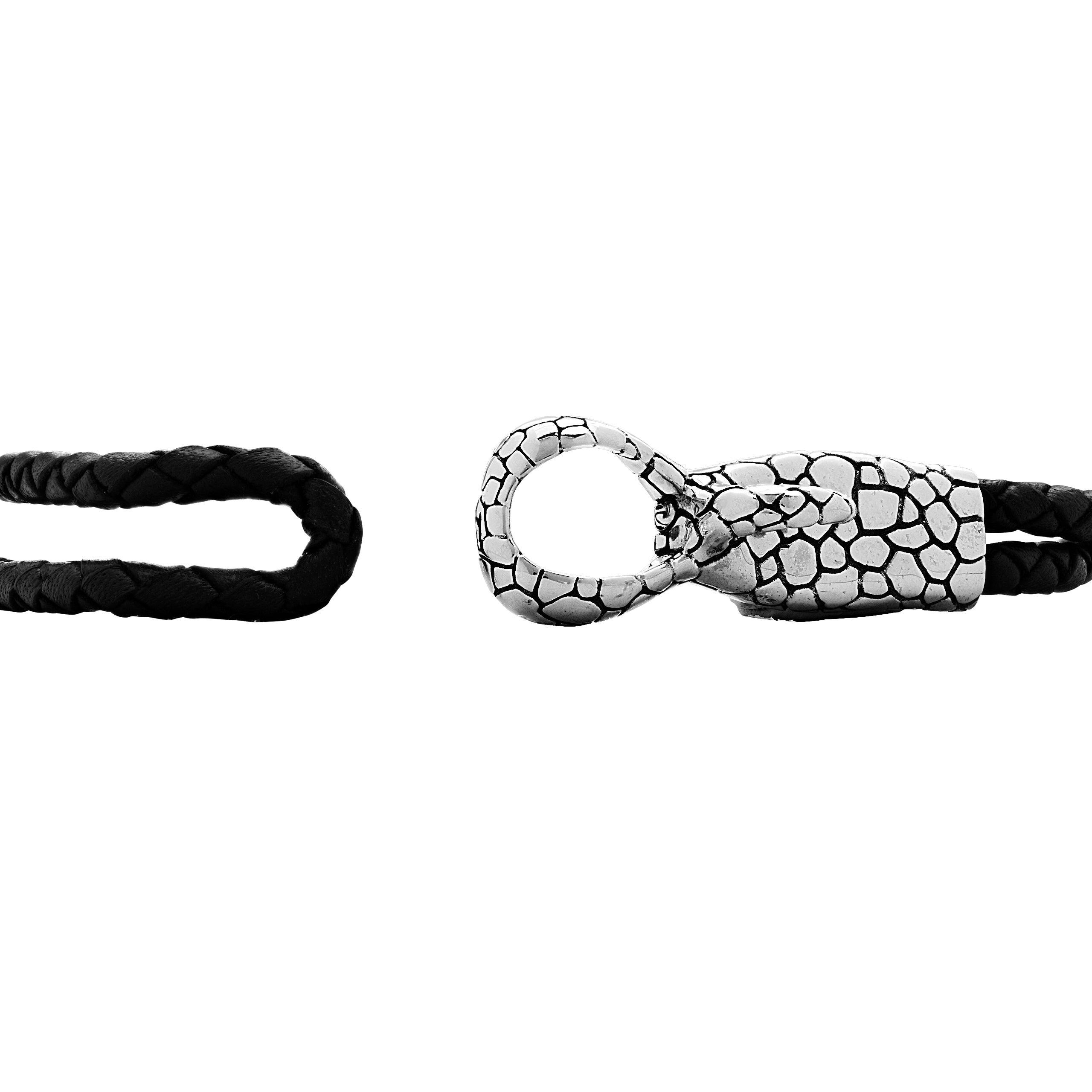 Stone Texture Leather Bracelet