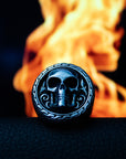 Skull Emblem Ring