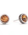 Amber Gearwork Earrings