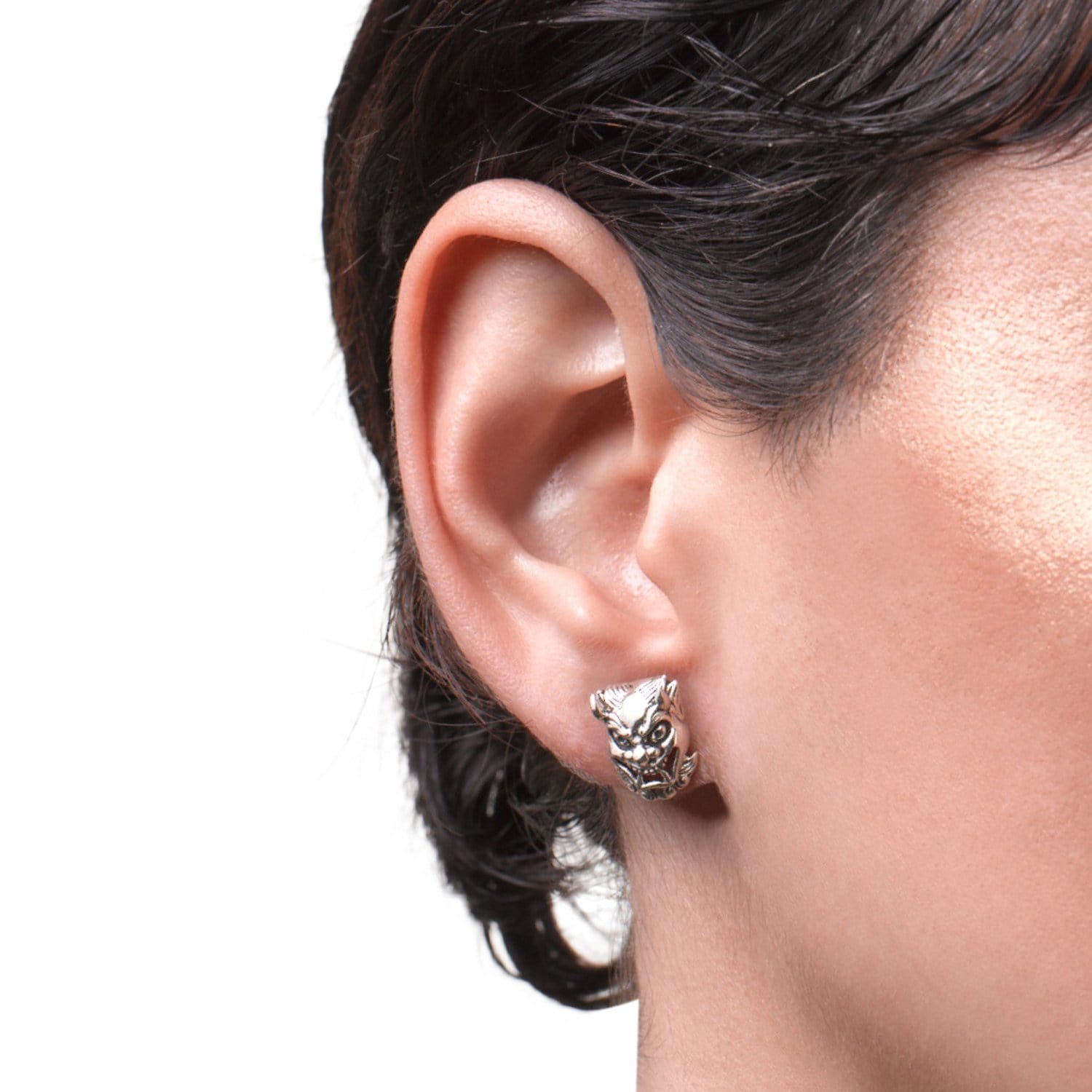Japanese Oni Mask Earrings