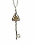 Eye of Providence Key Necklace - Silver Phantom Jewelry