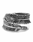 Feather Ring - Silver Phantom Jewelry