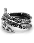 Feather Ring - Silver Phantom Jewelry