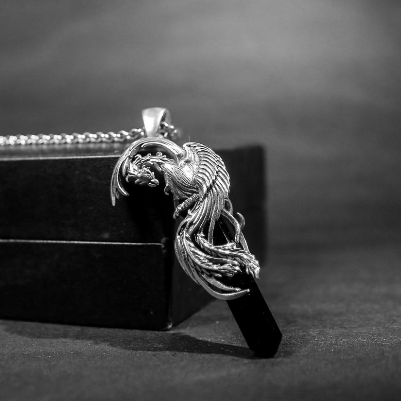 Midnight Phoenix Necklace