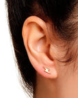 Lightning Bolt Earrings - Silver Phantom Jewelry