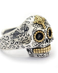Adjustable Calavera Skull Ring