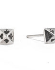 Four Suits Earrings - Silver Phantom Jewelry