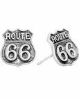 Route 66 Stud Earring - Silver Phantom Jewelry