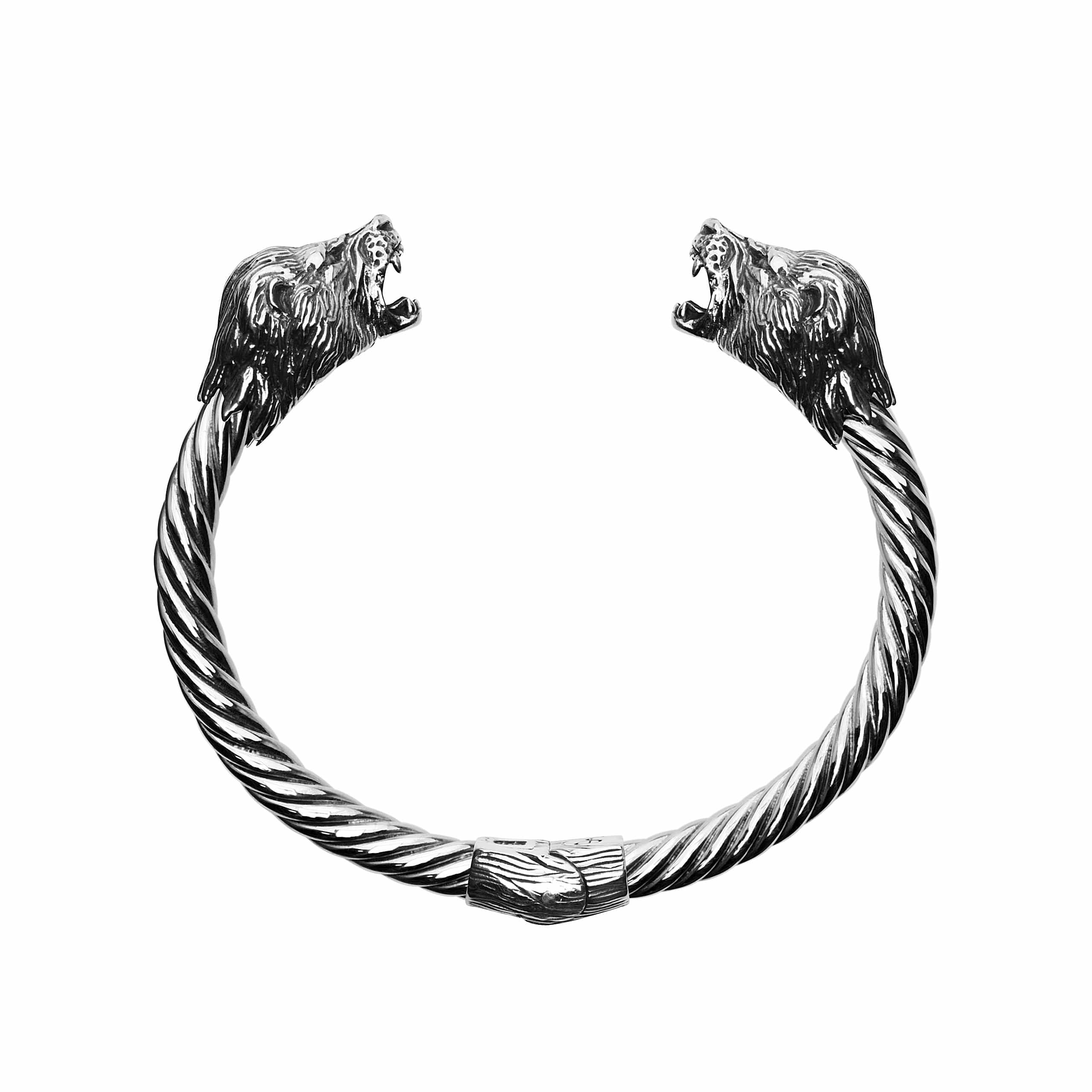 Lion Cuff - Silver Phantom Jewelry