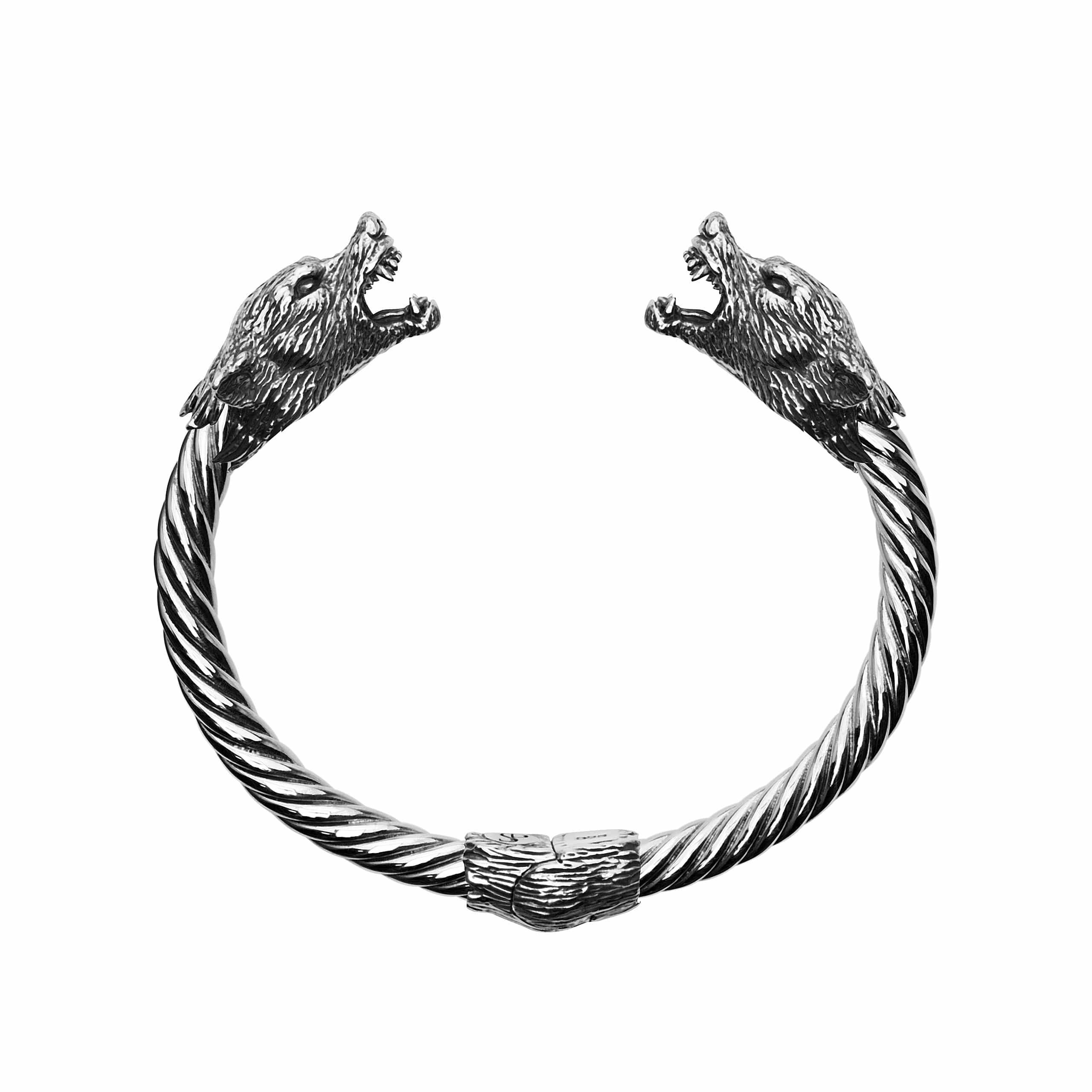 Wolf Cuff - Silver Phantom Jewelry
