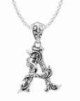 Letter Pendants - Silver Phantom Jewelry