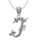Letter Pendants - Silver Phantom Jewelry