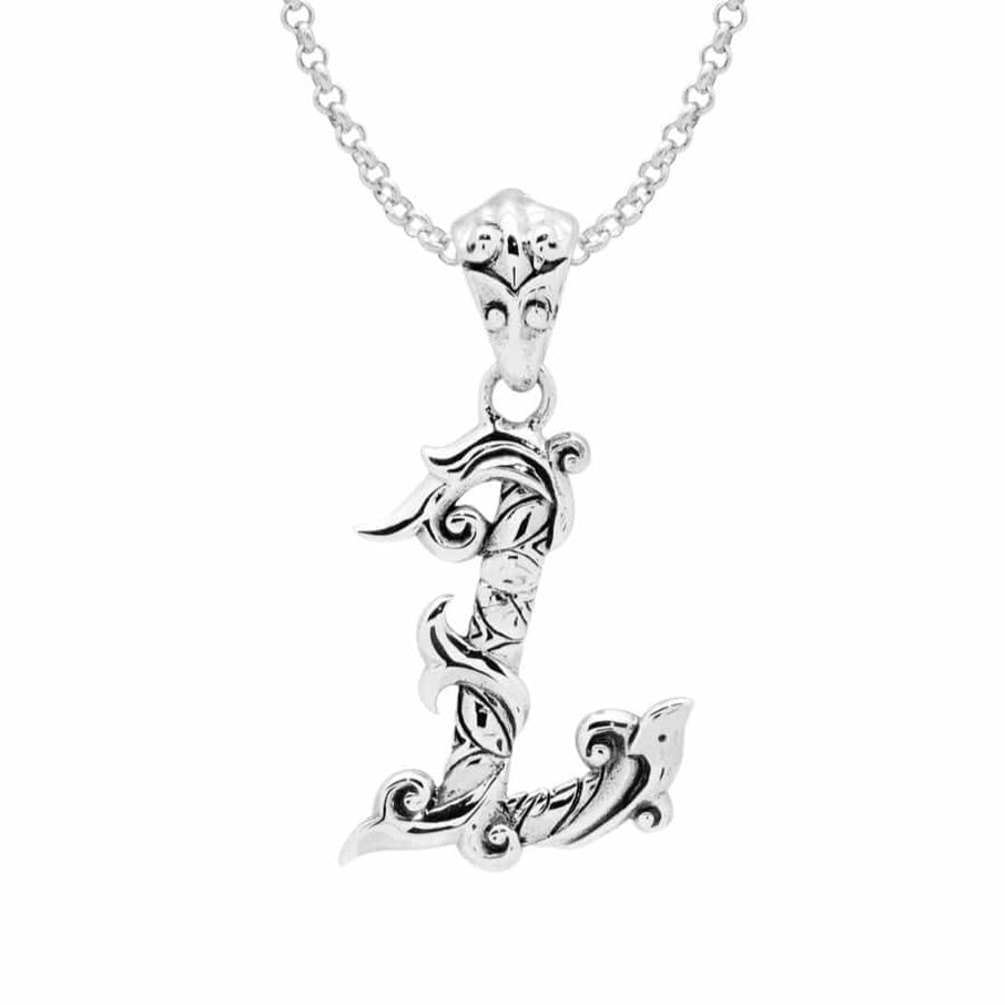 Letter Pendants - Silver Phantom Jewelry