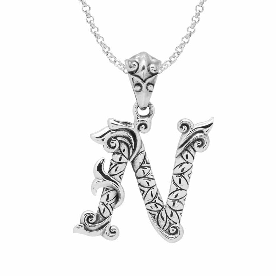 Letter Pendants - Silver Phantom Jewelry