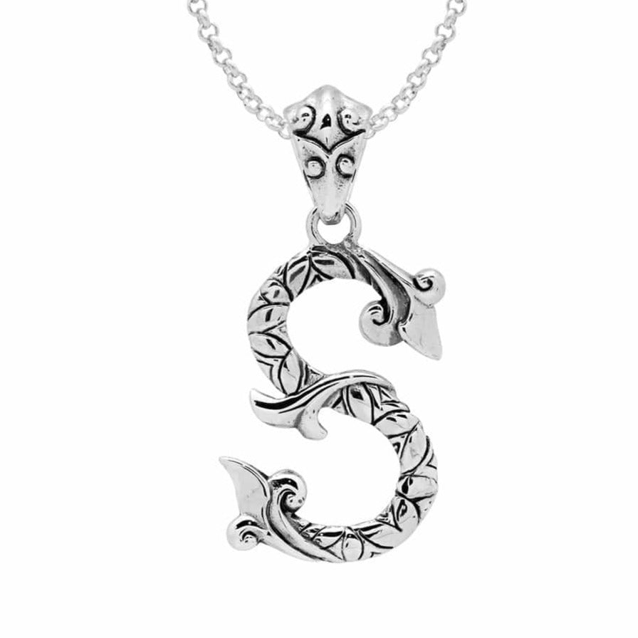 Letter Pendants - Silver Phantom Jewelry