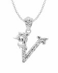 Letter Pendants - Silver Phantom Jewelry
