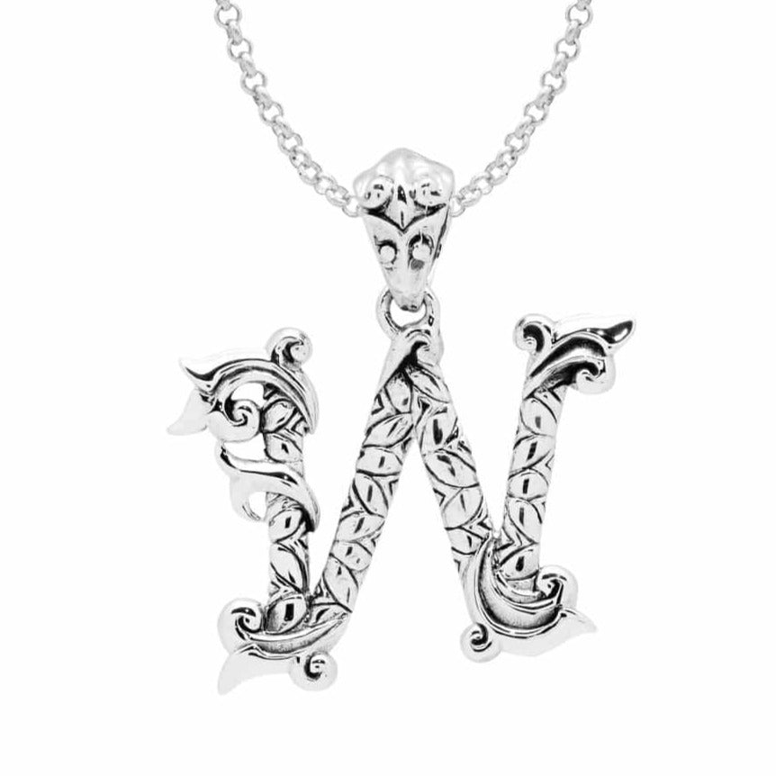 Letter Pendants - Silver Phantom Jewelry