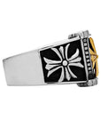 Triple Cross Ring - Silver Phantom Jewelry