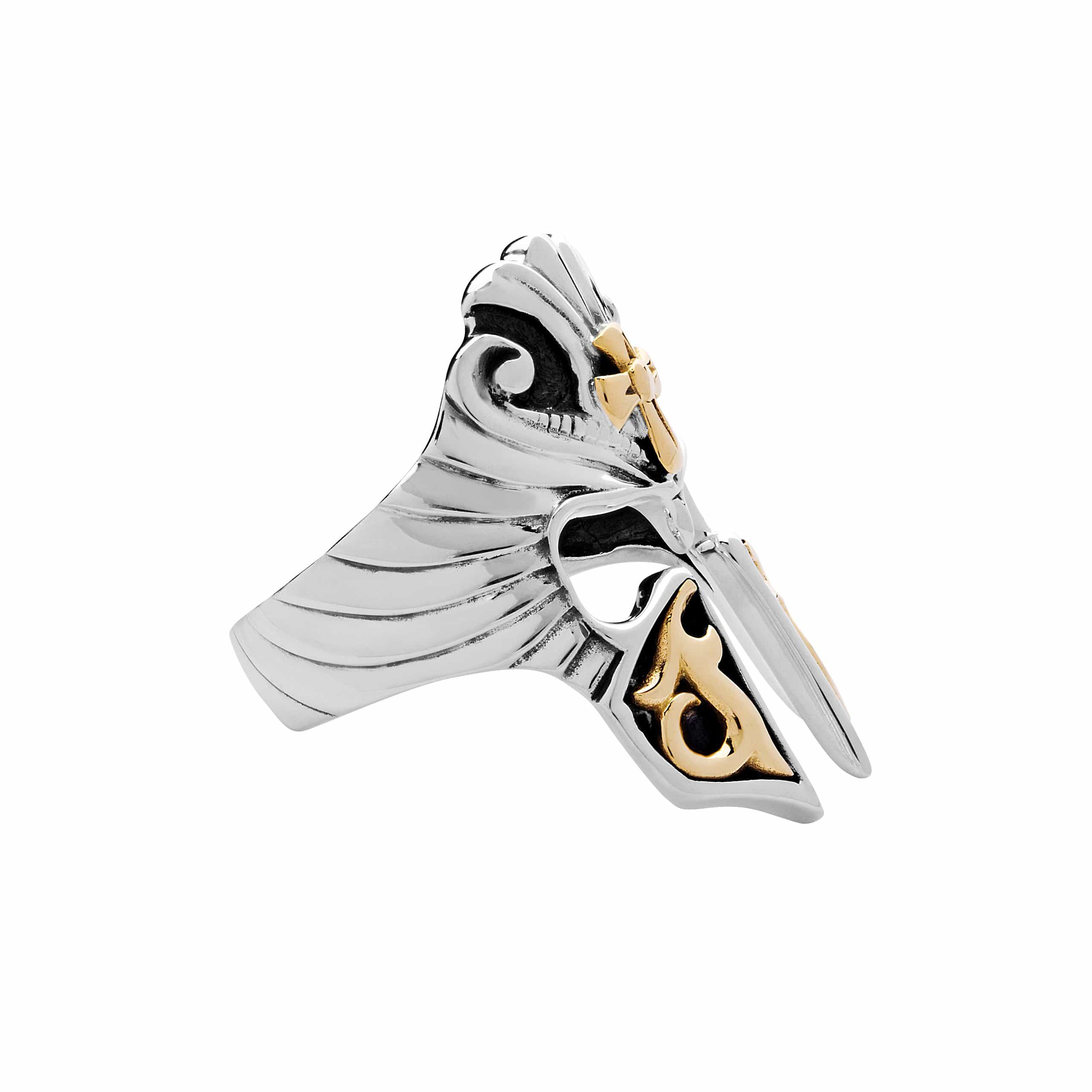 Spartan Helmet Ring - Silver Phantom Jewelry