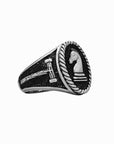 Chess Knight Ring - Silver Phantom Jewelry