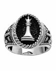 Chess Queen Ring - Silver Phantom Jewelry