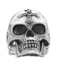 Sacramental Skull Ring - Silver Phantom Jewelry