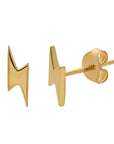 Lightning Bolt Earrings - Silver Phantom Jewelry