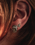 Calavera Skull Earrings