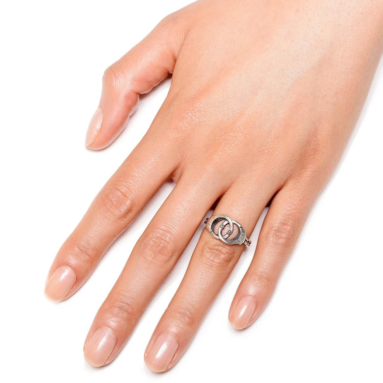 Handcuff Ring - Silver Phantom Jewelry