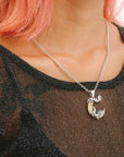 Crescent Moon & Dragon Necklace