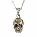 Small Calavera Sugar Skull Necklace