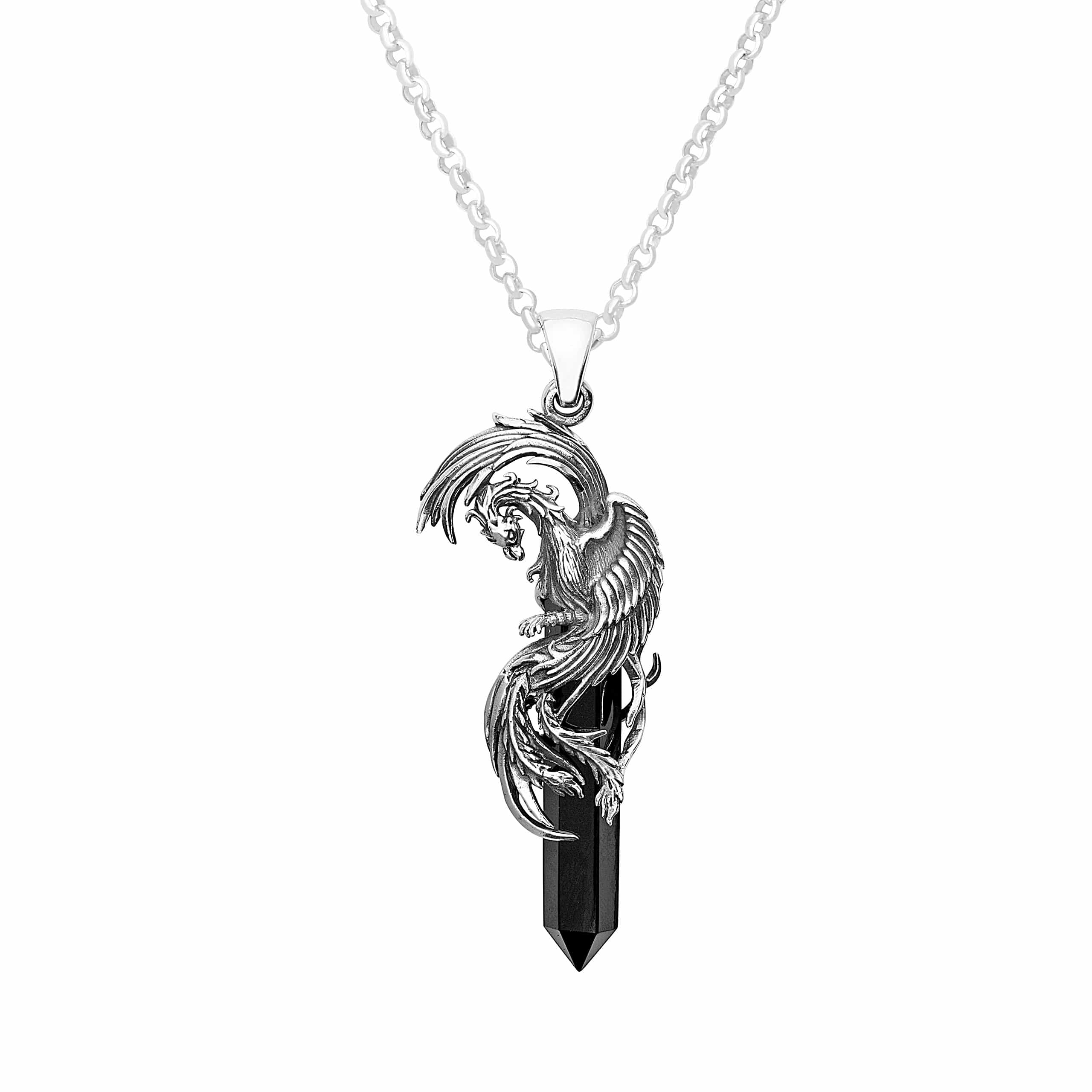 Midnight Phoenix Necklace