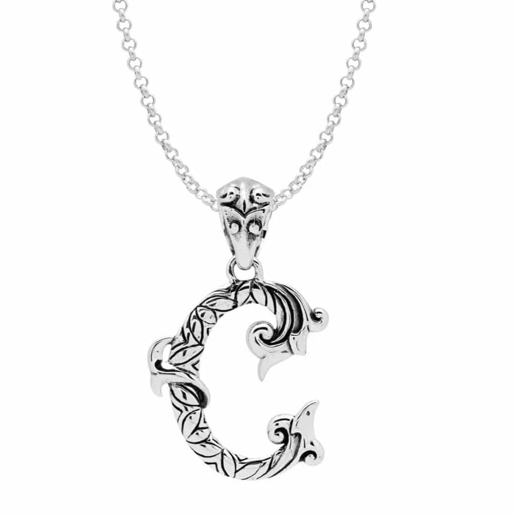 Letter Pendant – Silver Phantom Jewelry