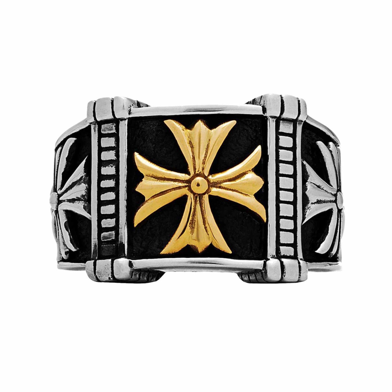 Triple Cross Ring - Silver Phantom Jewelry