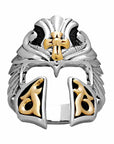 Spartan Helmet Ring - Silver Phantom Jewelry