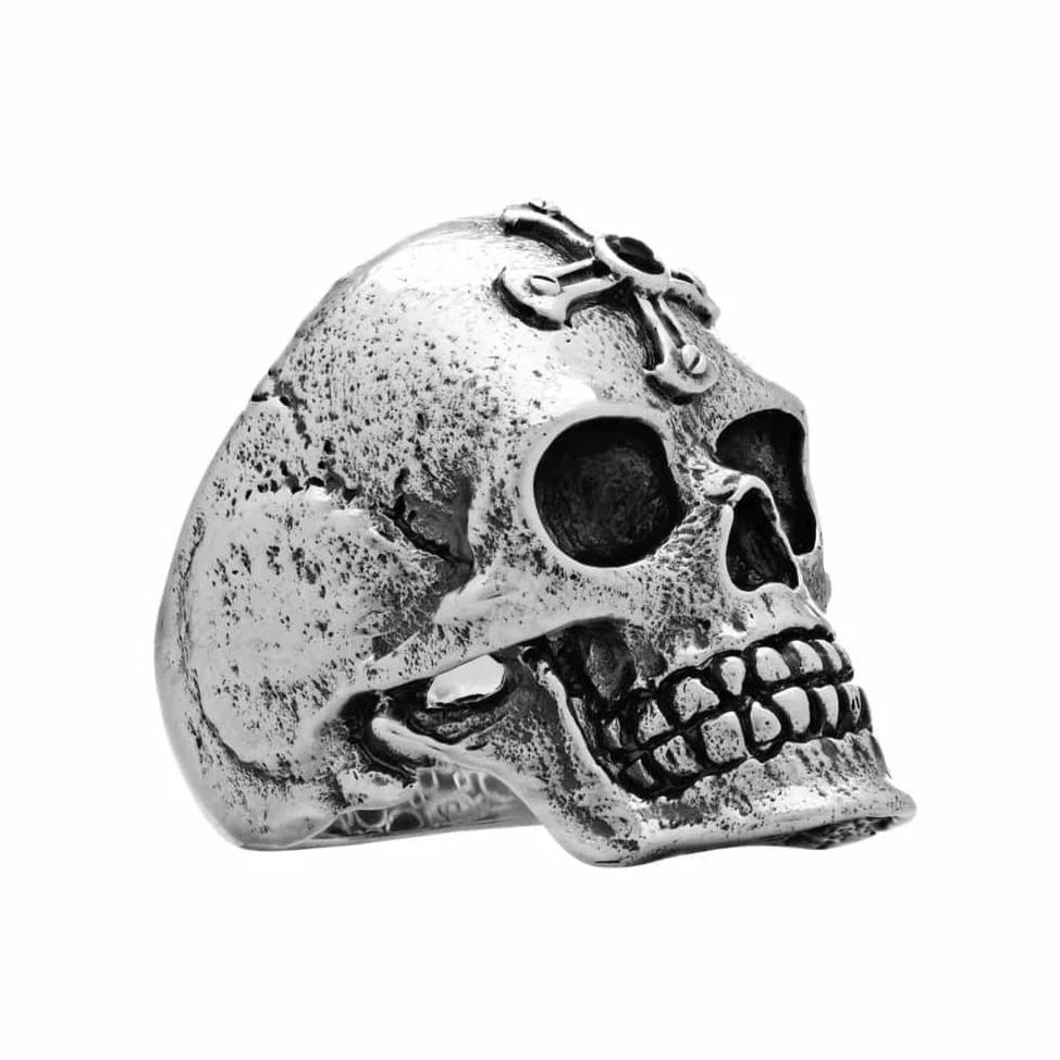 Sacramental Skull Ring - Silver Phantom Jewelry